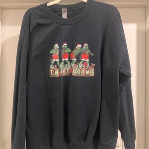 Gildan Black Holiday Graphic Women's Sweatshirt